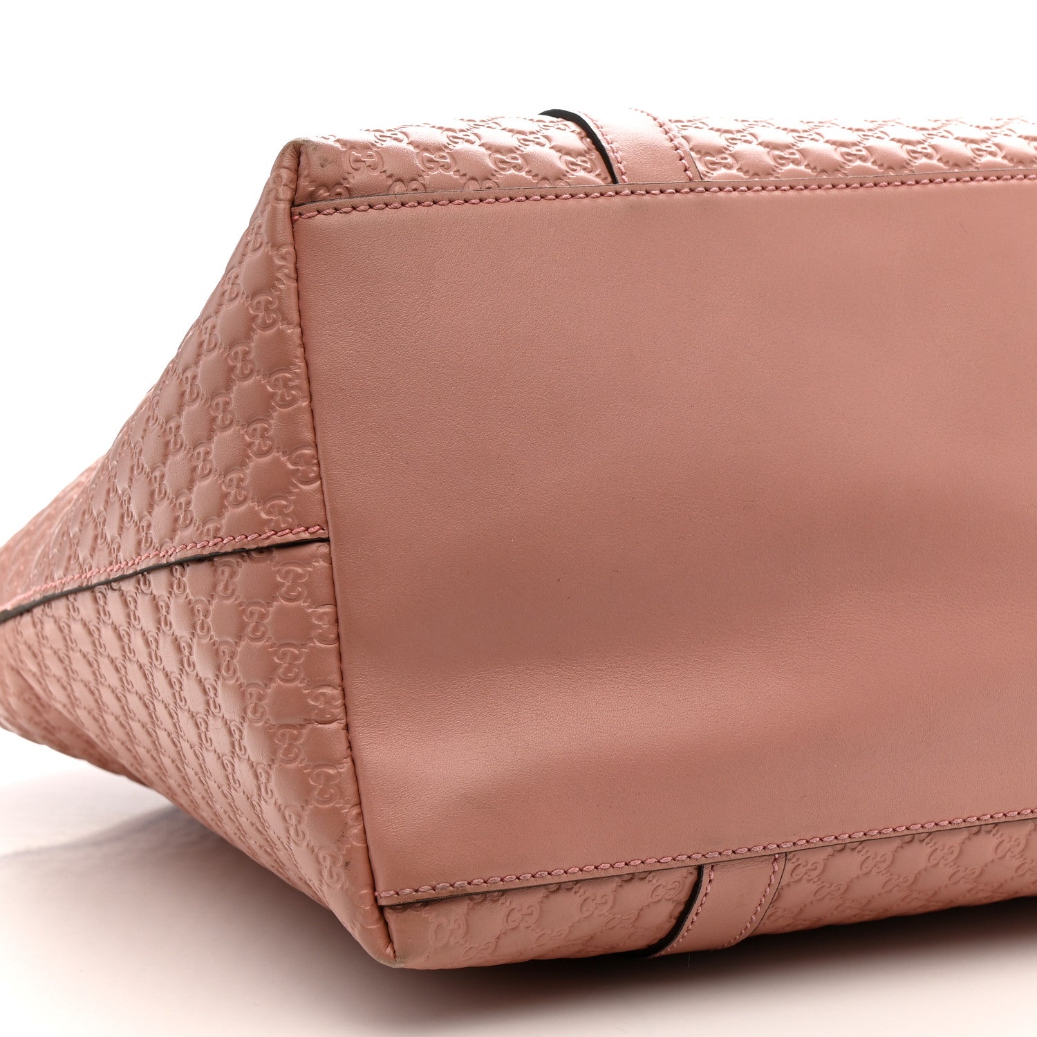 Gucci Soft Microguccissima Large Dome Satchel Soft Pink 9 of 17