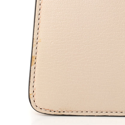 Gucci Goatskin Elaphe Pearl Medium Fox Broche Top Handle Bag Hibiscus Red Mystic White 12 of 12