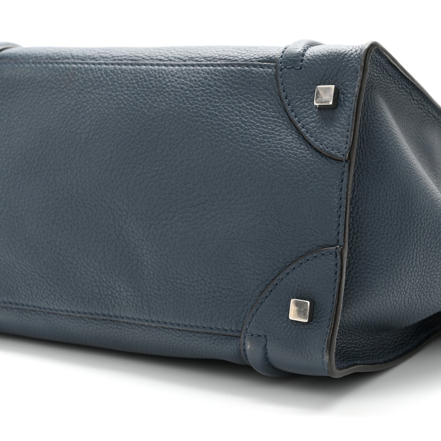 Drummed Calfskin Mini Luggage Orage