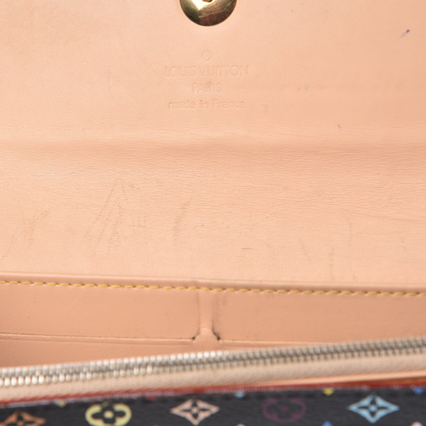 Monogram Multicolor Sarah Wallet Black