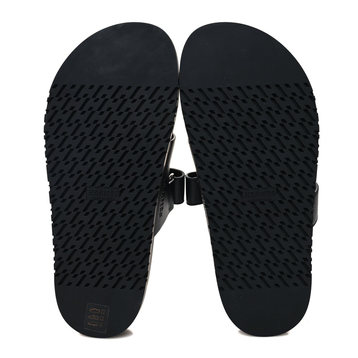 Calfskin Womens Chypre Sandals 38.5 Black
