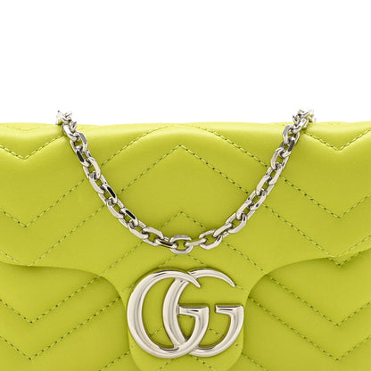 Gucci Lambskin Matelasse Mini GG Marmont Shoulder Bag Firefly 8 of 11