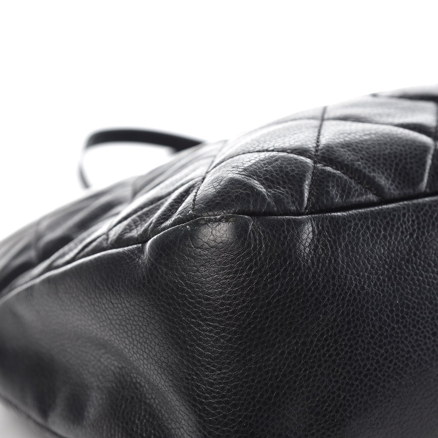 Caviar Quilted Timeless CC Soft Tote Black