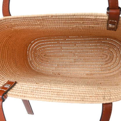 Loewe Raffia Small Square Basket Tote Bag Natural Tan 5 of 8