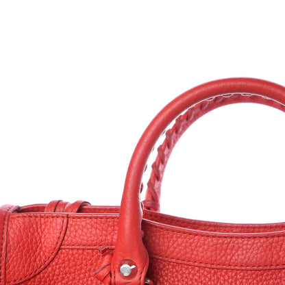Balenciaga Vibrato Calfskin Classic Silver Hardware S City Rouge Cerise 13 of 13