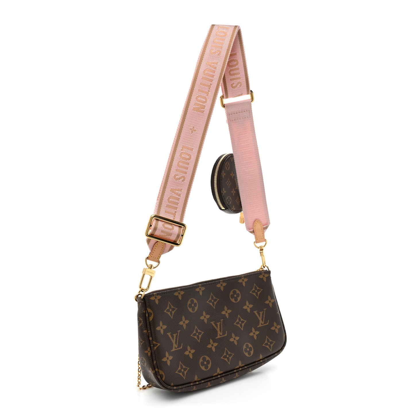 Monogram Multi Pochette Accessories Rose Clair