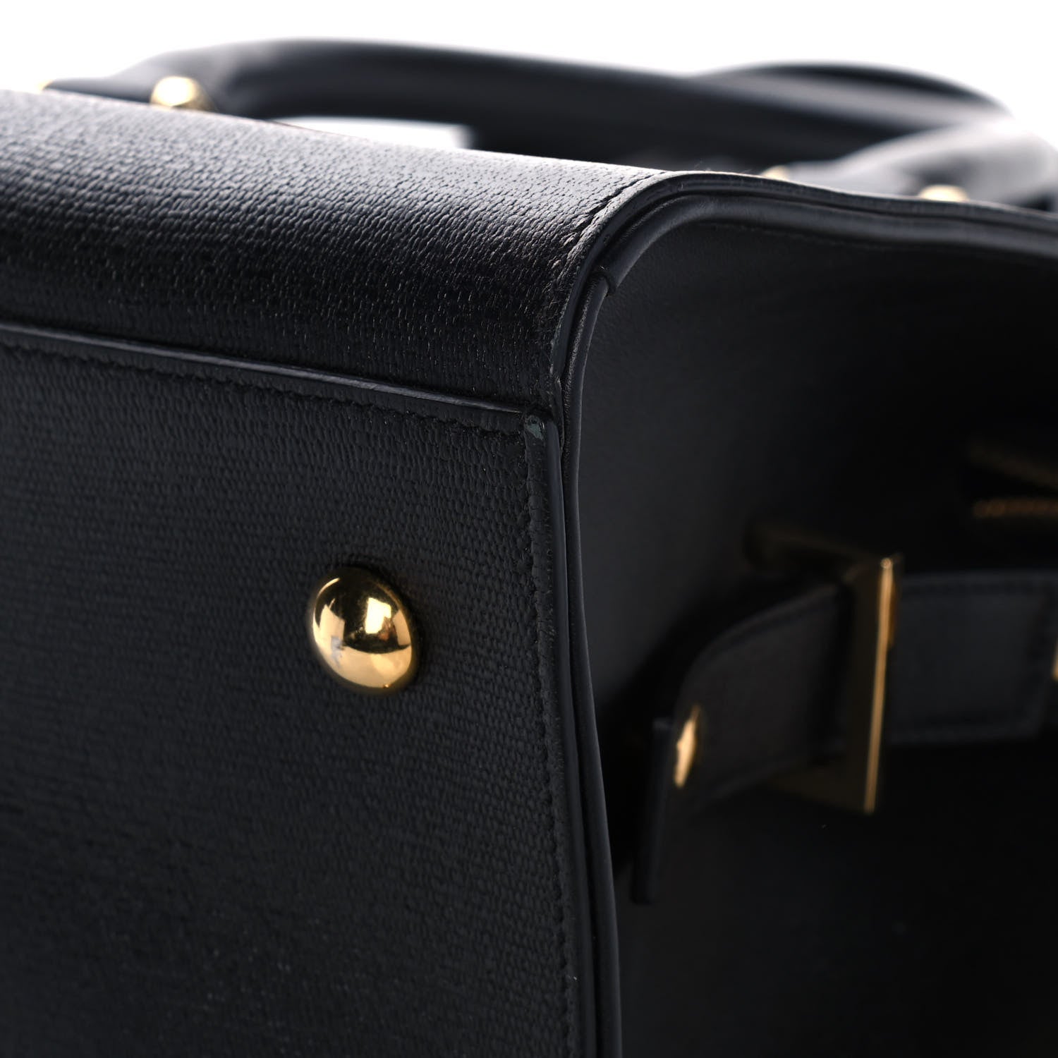 Saint Laurent Textured Calfskin Medium Classic Y Cabas Black 10 of 12