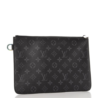 Louis Vuitton Monogram Eclipse Fragment Cabas Light Pochette 3 of 6