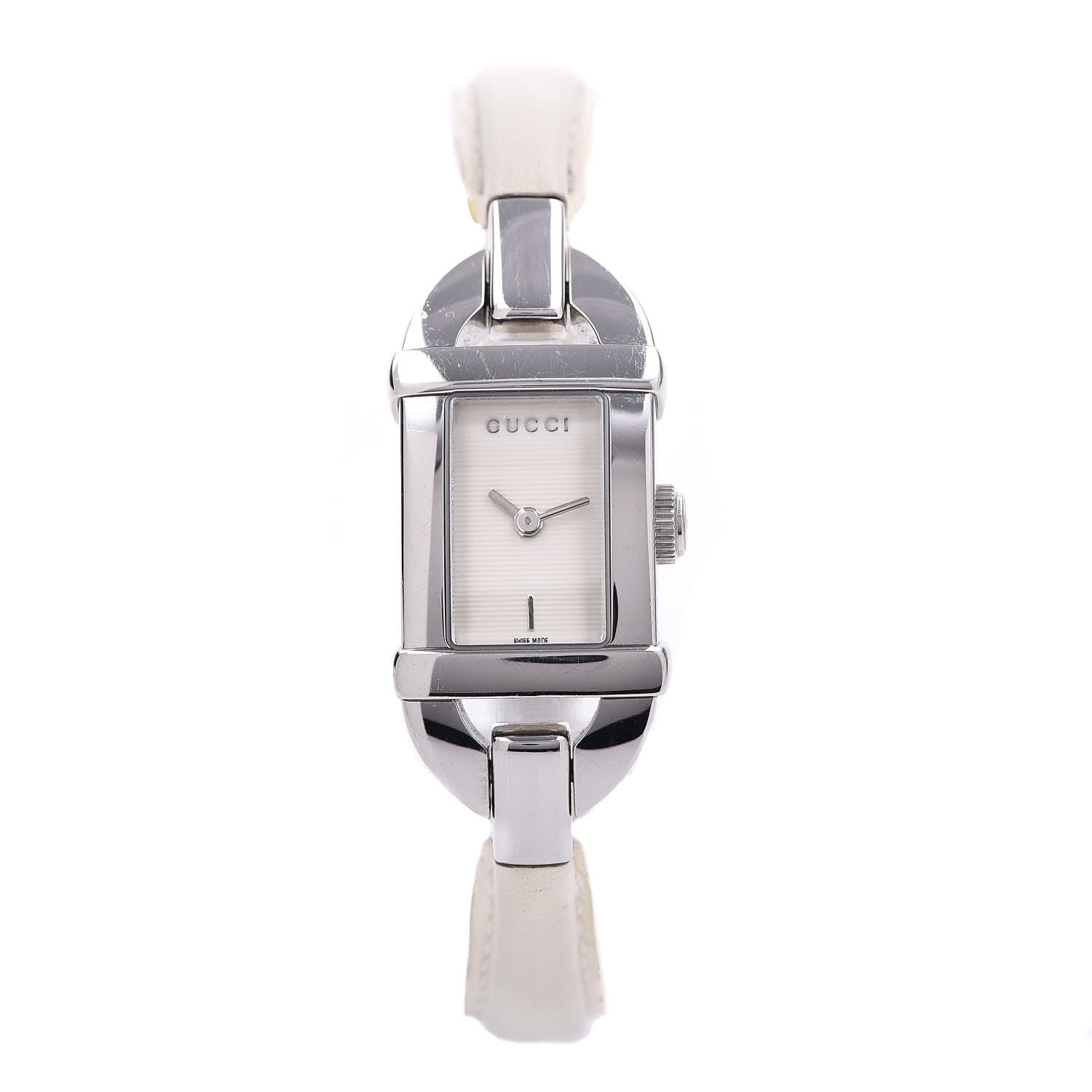 Gucci Stainless Steel Calfskin 16mm 6800L Quartz Watch 1 of 6