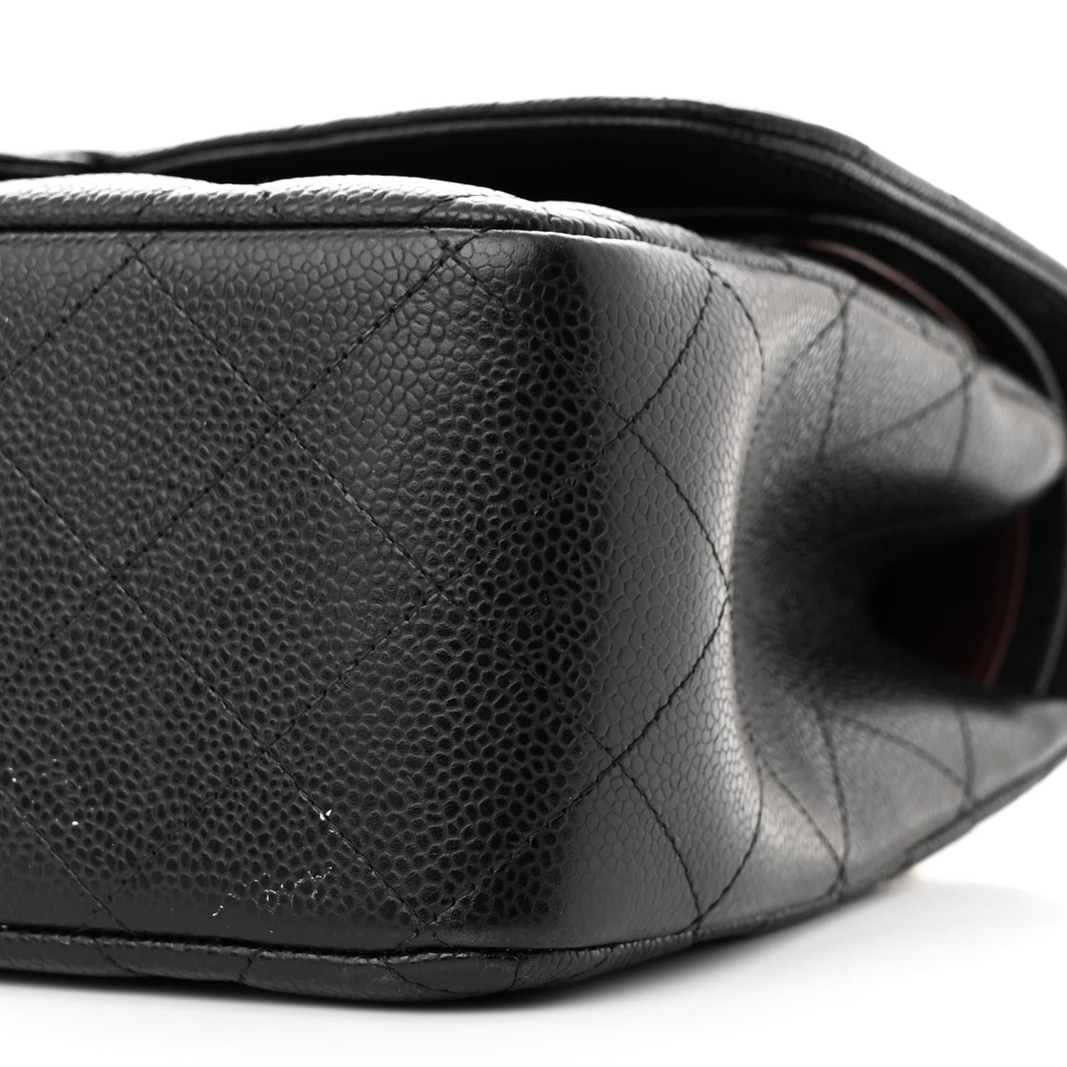 Chanel Caviar Quilted Jumbo Double Flap Black 10 of 13