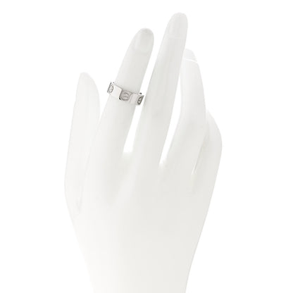 Cartier Platinum 5.5mm LOVE Ring 47 4 2 of 4
