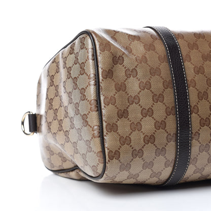 Gucci Crystal Monogram Medium Joy Boston Dark Brown 5 of 9