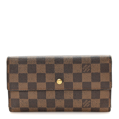 Louis Vuitton Damier Ebene Porte Tresor International Wallet 1 of 9