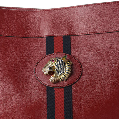 Gucci Calfskin Large Rajah Chain Tote Romantic Cherry 10 of 10