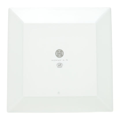 Hermes Porcelain Mosaique Au 24 Platinum Square Plate N°3 3 of 6