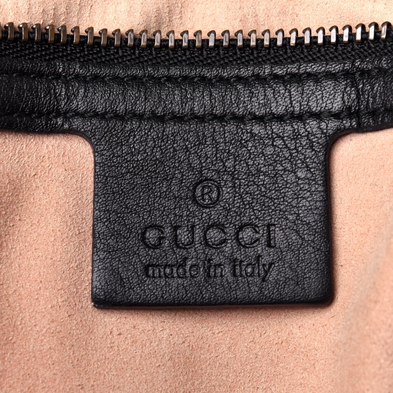 Gucci Calfskin Matelasse Studded Medium GG Marmont Shoulder Bag Black 5 of 12