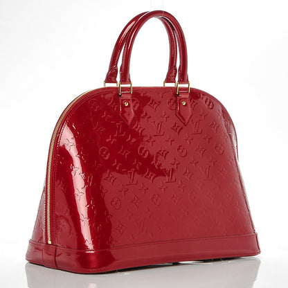 Louis Vuitton Vernis Alma GM Pomme D'Amour 3 of 6