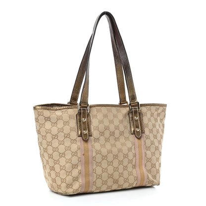 Gucci Monogram Medium Jolicoeur Tote Metallic 2 of 10