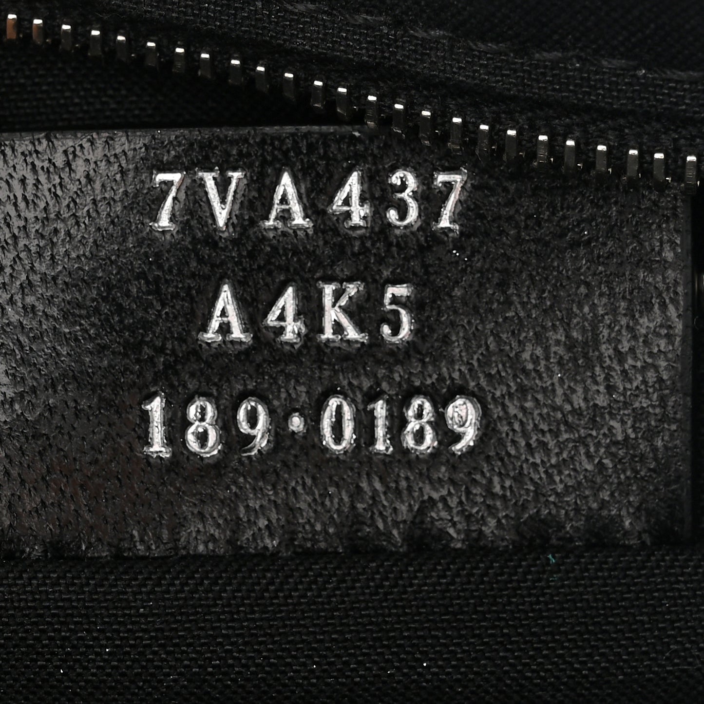 Vitello Century Bi-Color FF 1974 Embossed Messenger Maya Black