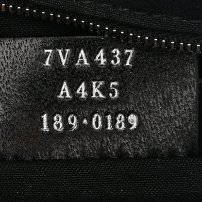 Fendi Vitello Century Bi-Color FF 1974 Embossed Messenger Maya Black 6 of 9