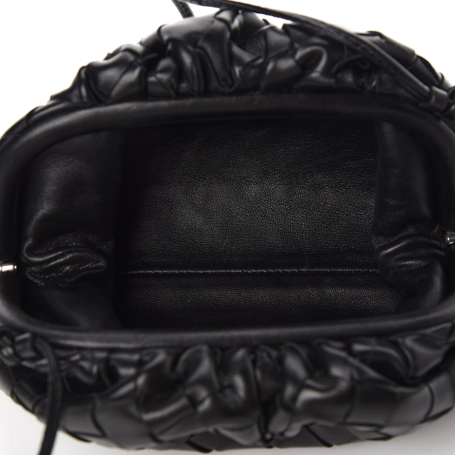 Nappa Intrecciato The Mini Pouch Black