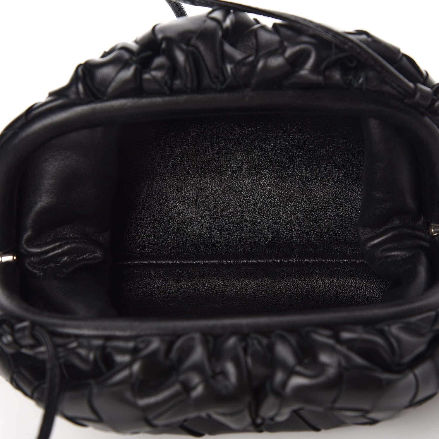 Bottega Veneta Nappa Intrecciato The Mini Pouch Black 5 of 10