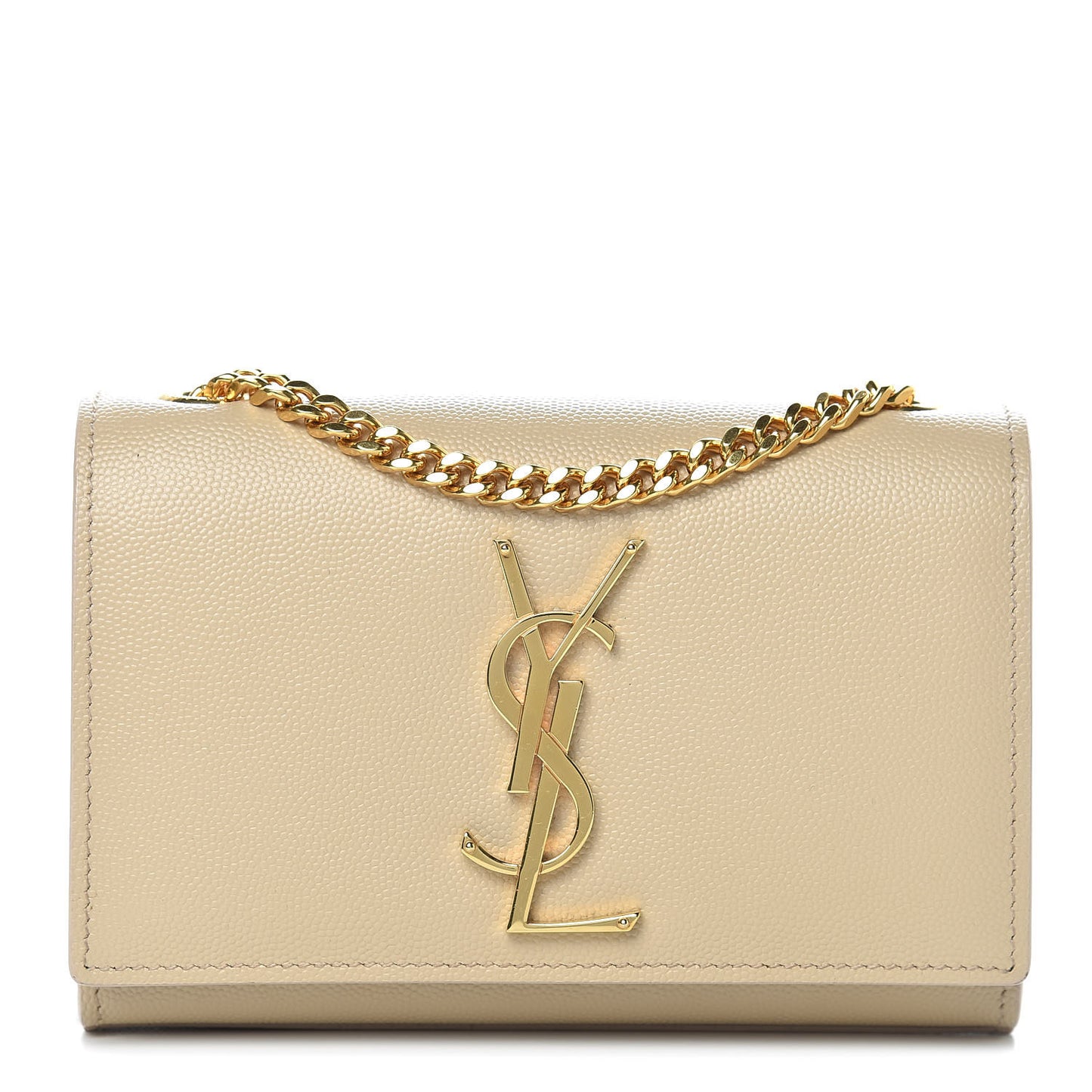 Grain De Poudre Small Monogram Kate Satchel Nude Powder