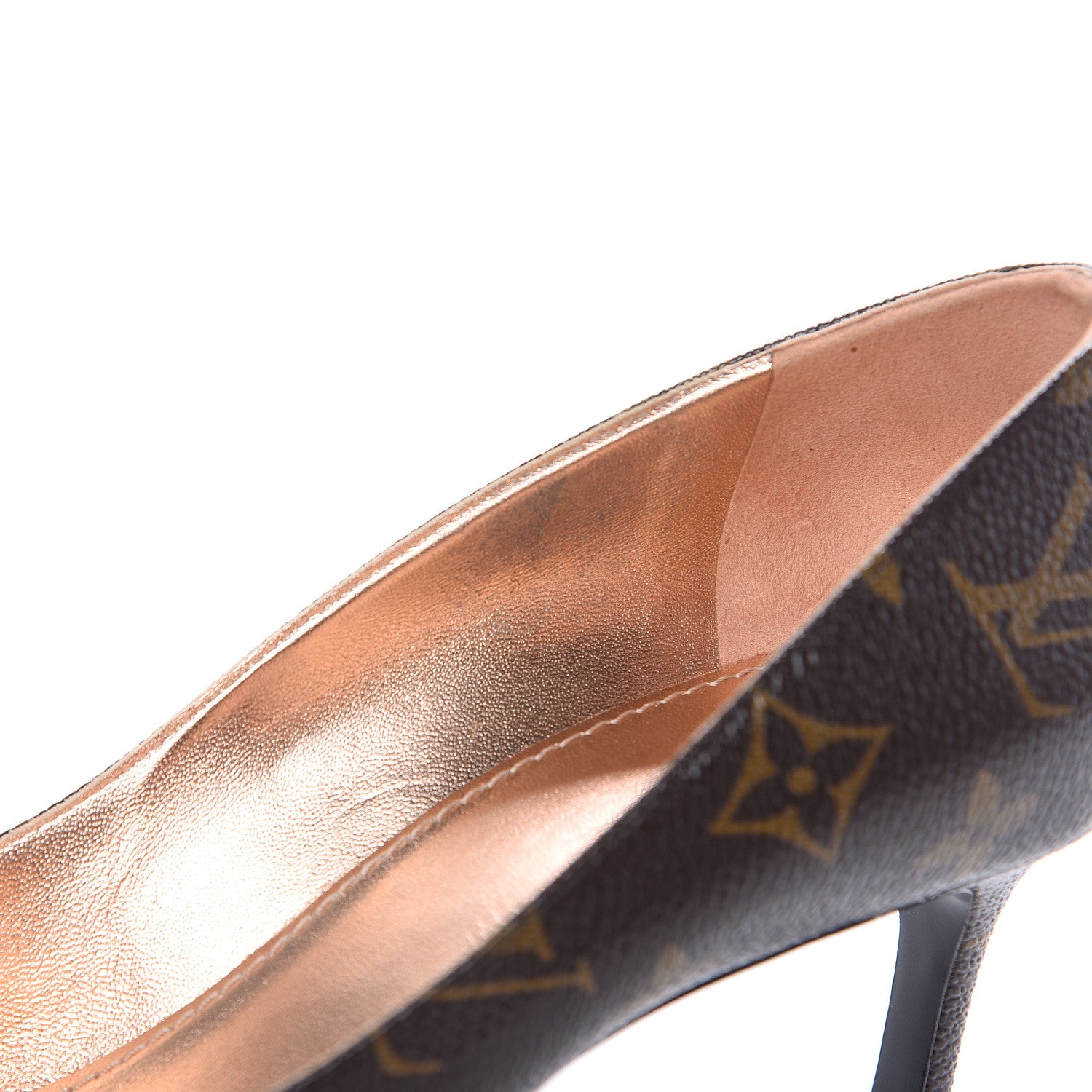 Louis Vuitton Monogram Cherie Pumps 38 Rose Gold 9 of 9