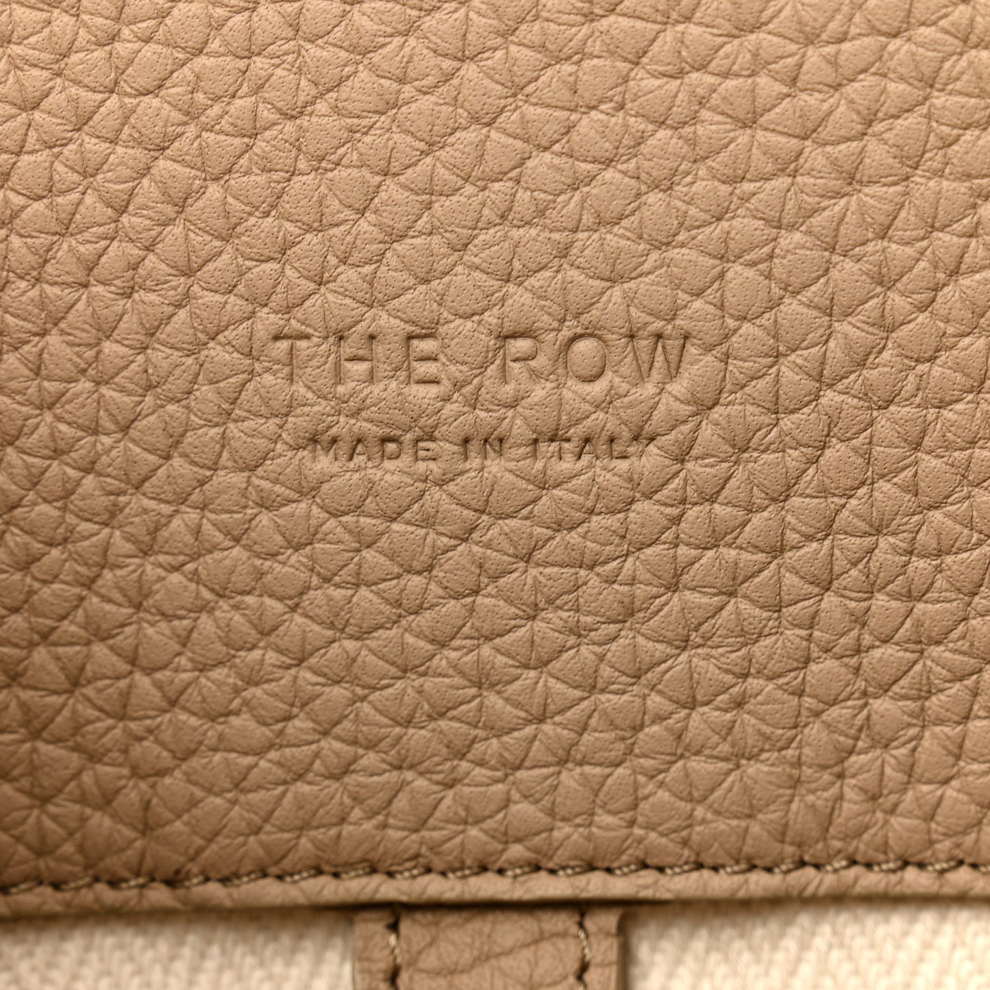 Matte Grained Calfskin Soft Margaux 12 Dark Taupe