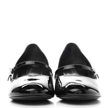 Louis Vuitton Patent Uniformes Silhouette 40mm Pumps 36.5 Black 2 of 8