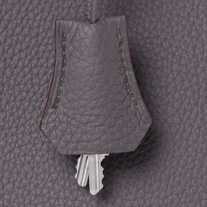 Hermes Togo Horseshoe Kelly Retourne 35 Etain Bleu Tempete 29 of 36