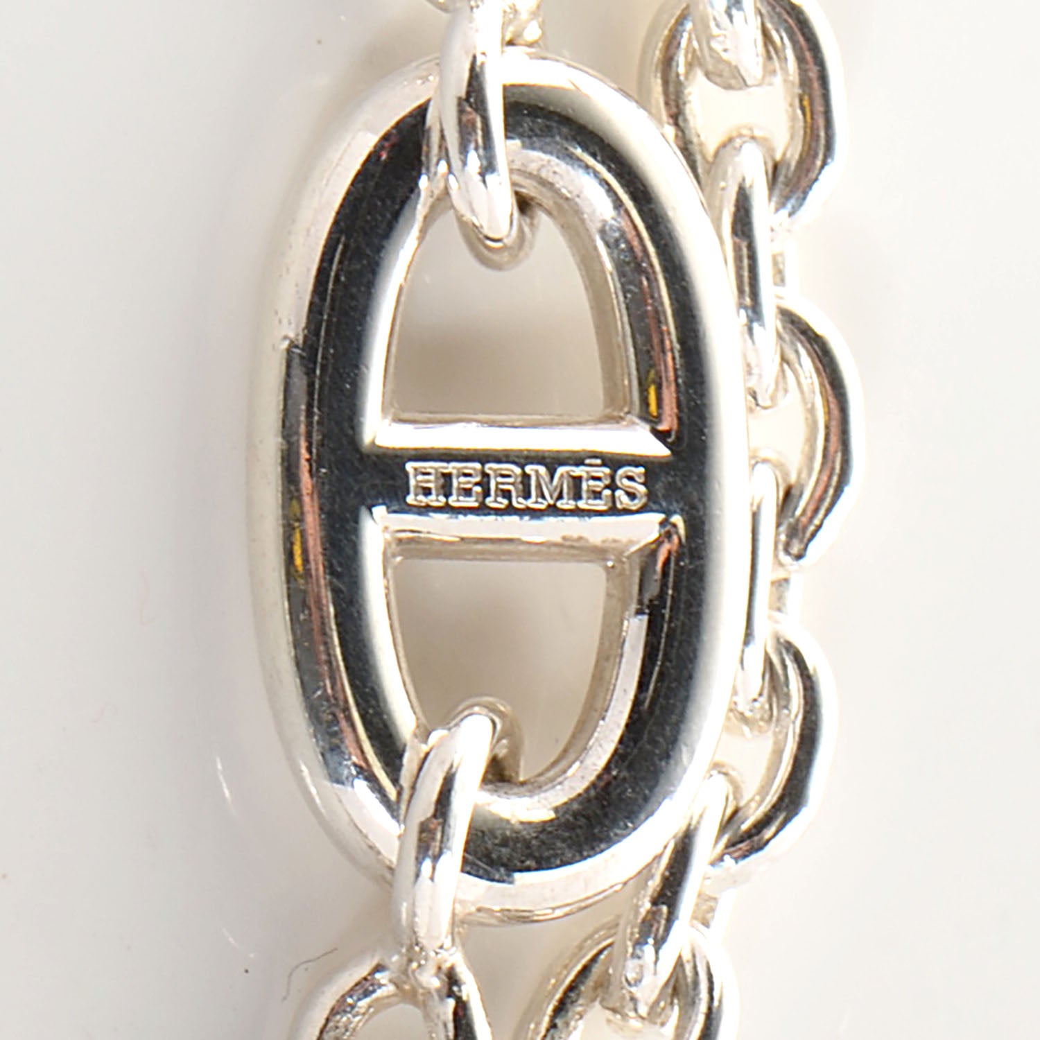 Hermes Sterling Silver Farandole Necklace 160 4 of 6