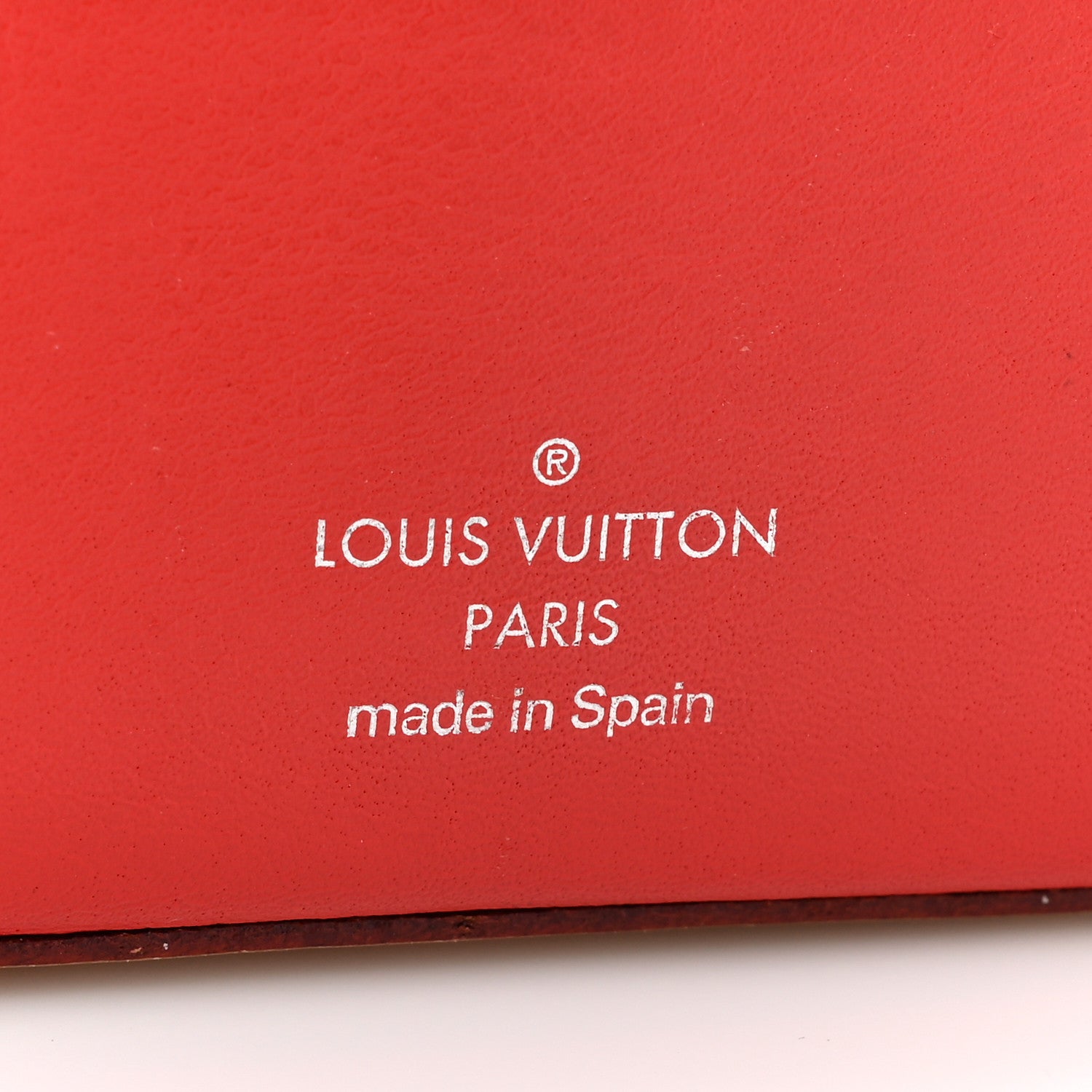 Louis Vuitton Monogram Elizabeth Pencil Pouch Red 6 of 9