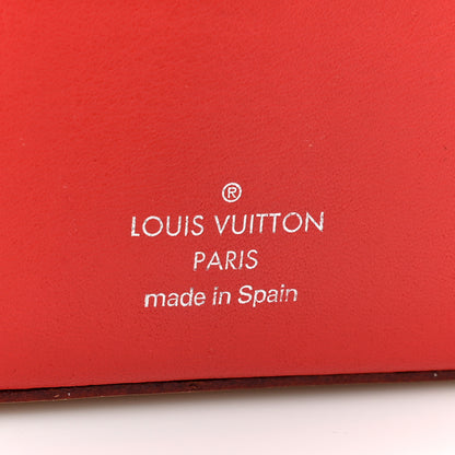 Louis Vuitton Monogram Elizabeth Pencil Pouch Red 6 of 9