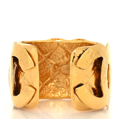 Chanel Three CC Cuff Gold 3 of 4