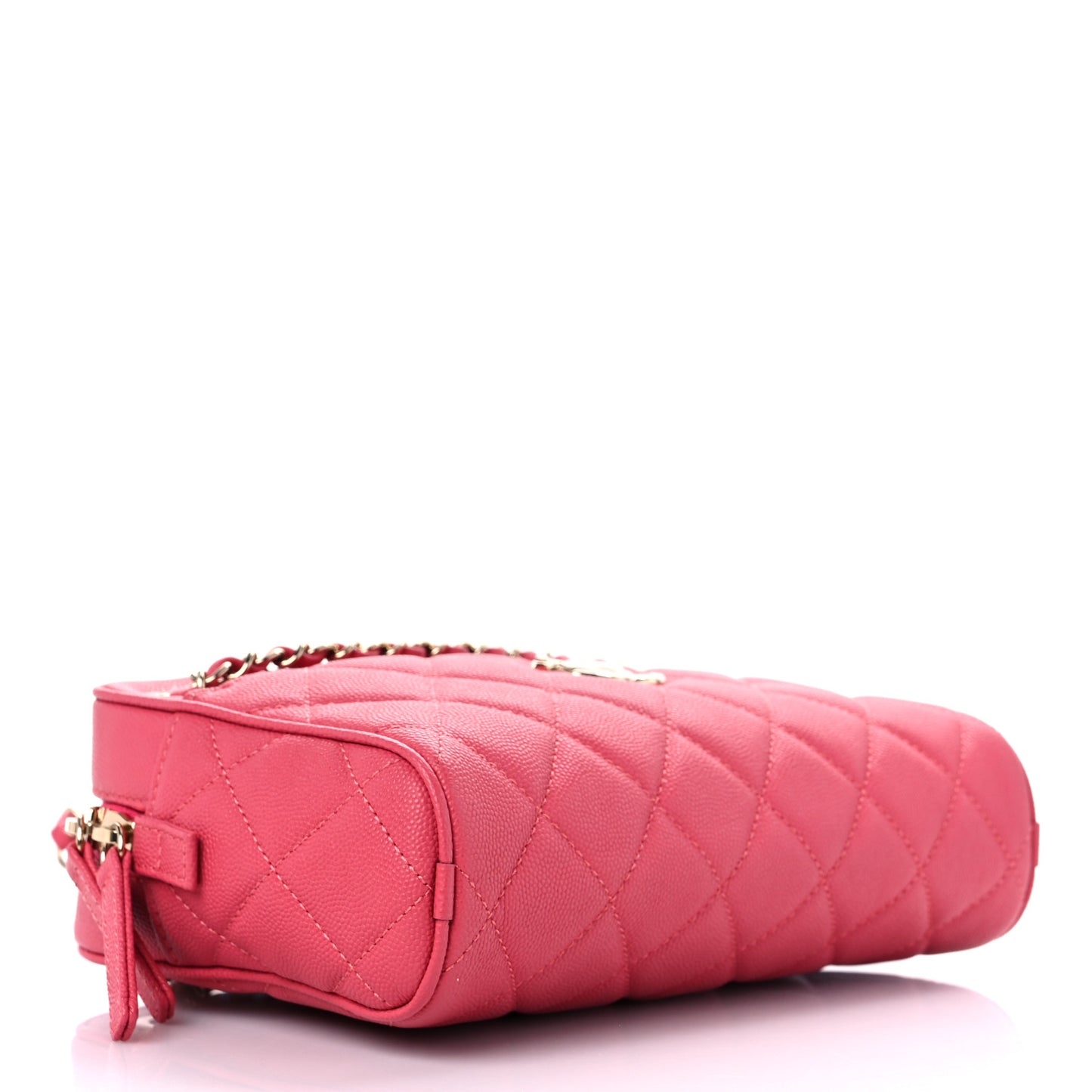 Caviar Quilted Small In & Out Camera Case Pink