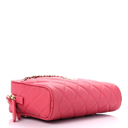 Chanel Caviar Quilted Small In & Out Camera Case Pink 4 of 9