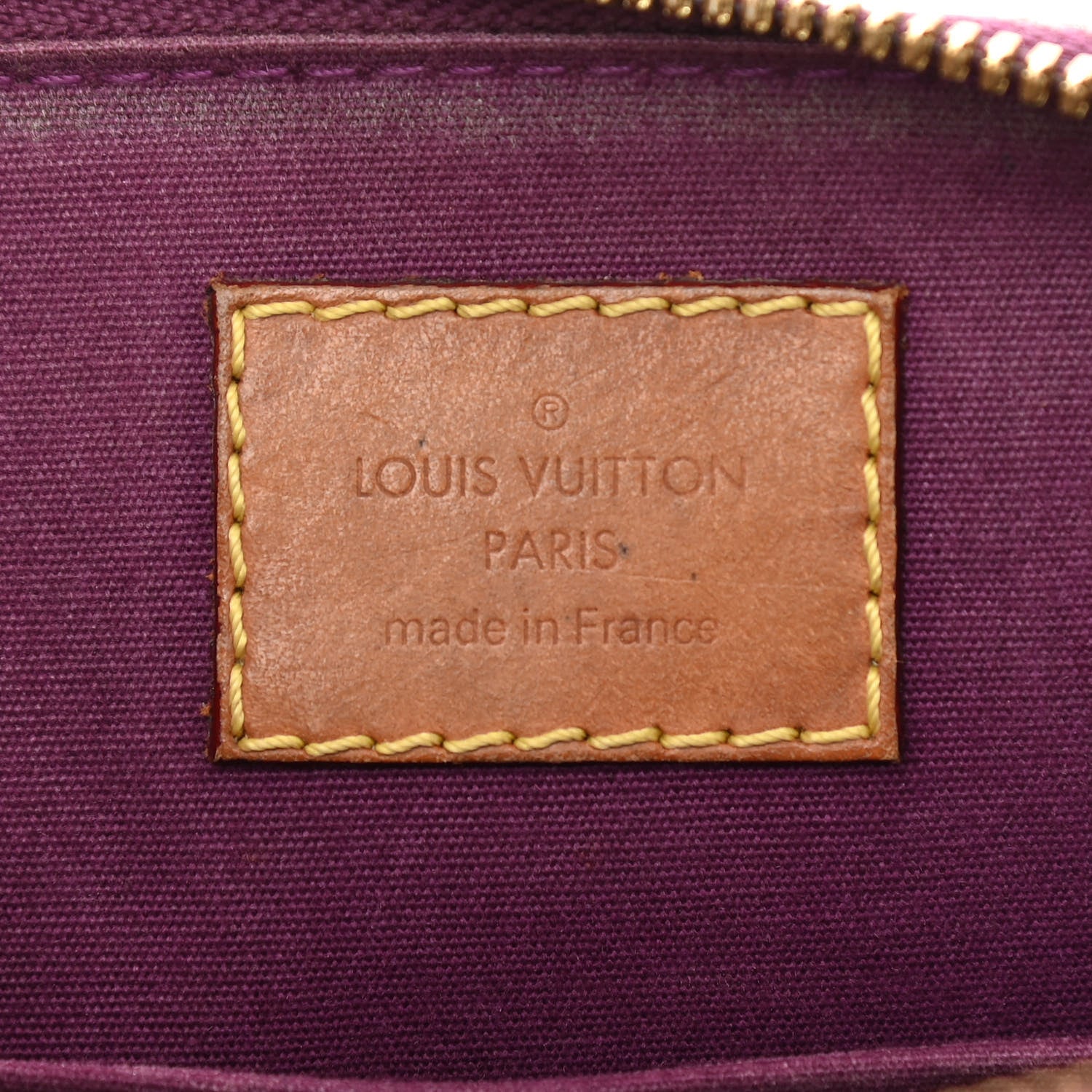 Louis Vuitton Vernis Alma BB Amethyste 6 of 13