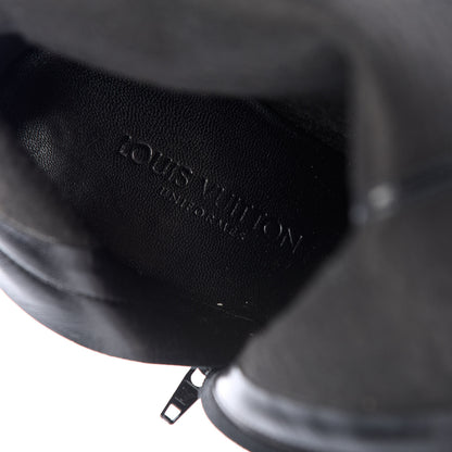 Louis Vuitton Patent Silhouette Ankle Boots 37 Black 8 of 10