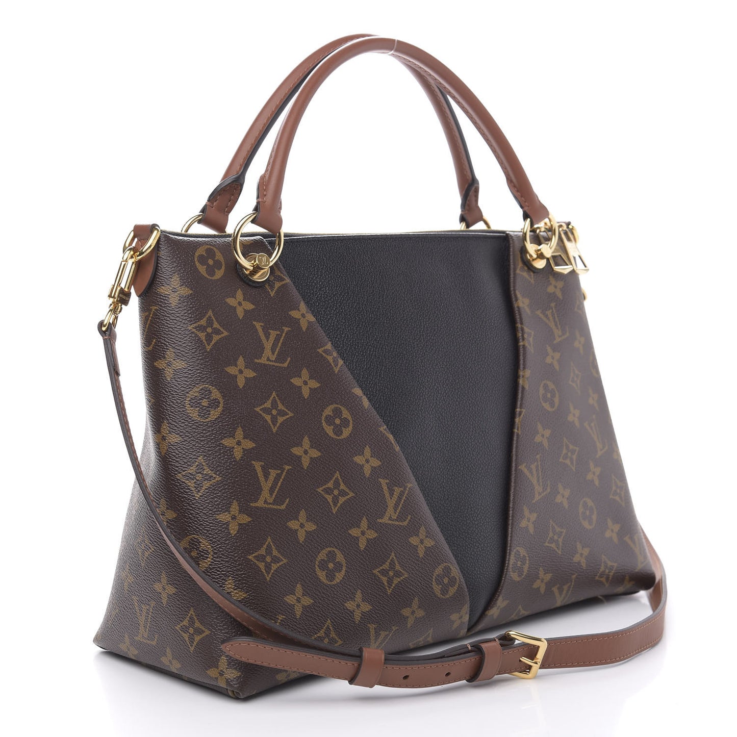 Monogram V Tote MM Black