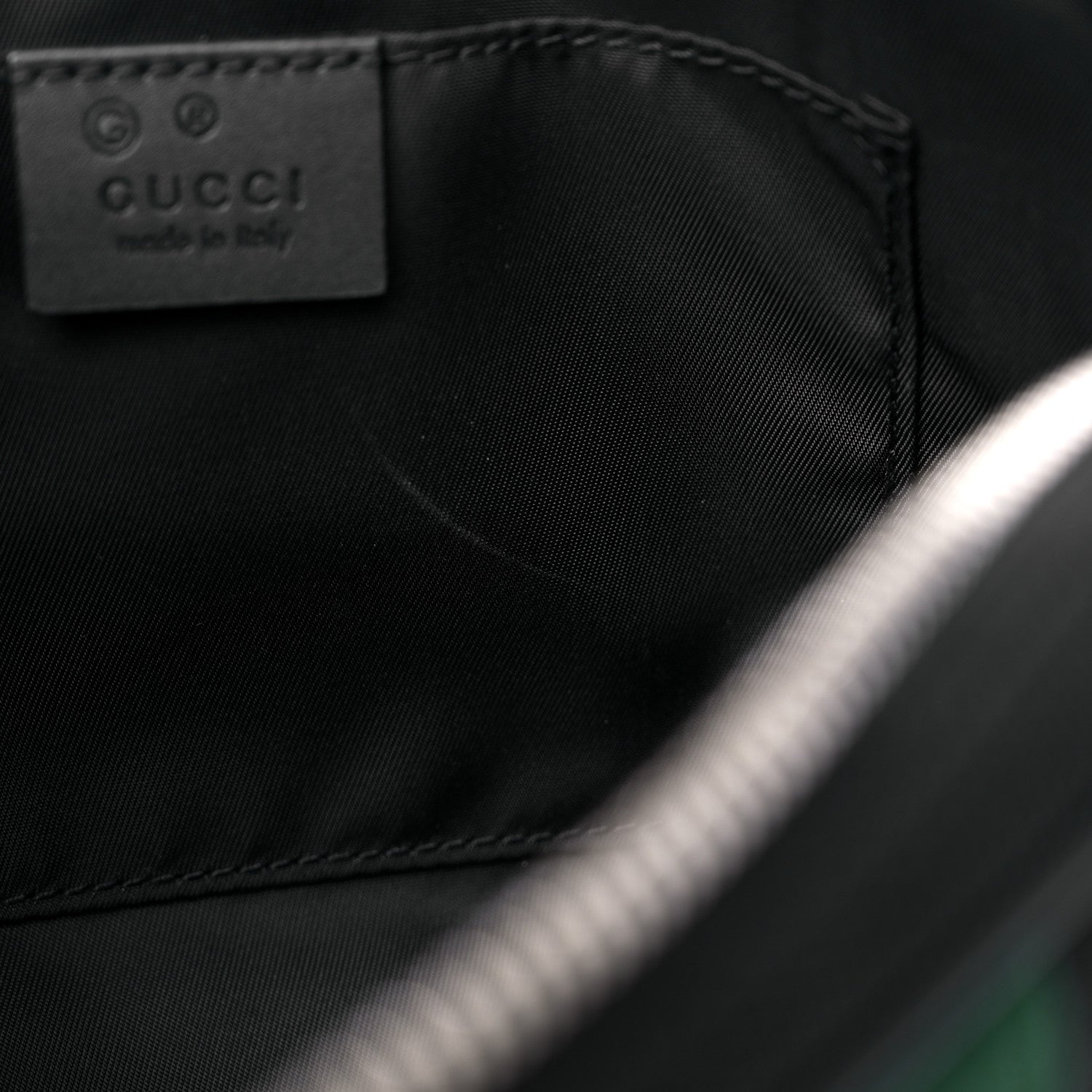 Gucci Canvas Web Slim Belt Bag Black 13 of 15