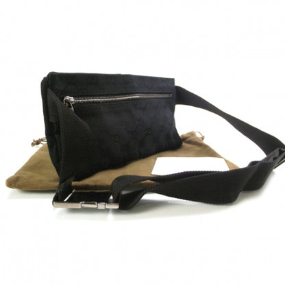 Gucci GG Monogram Double Pocket Belt Bag Black 3 of 9
