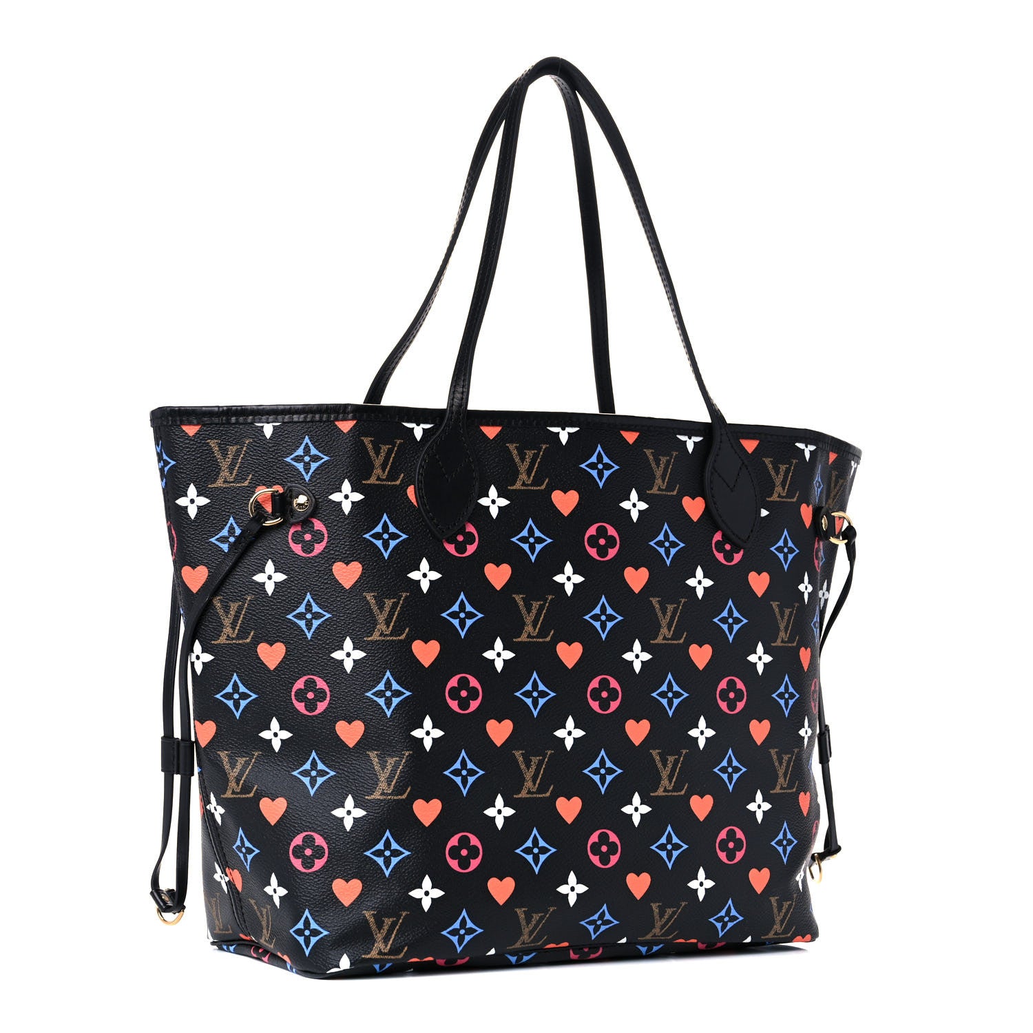 Louis Vuitton Game On Neverfull MM Black 3 of 9