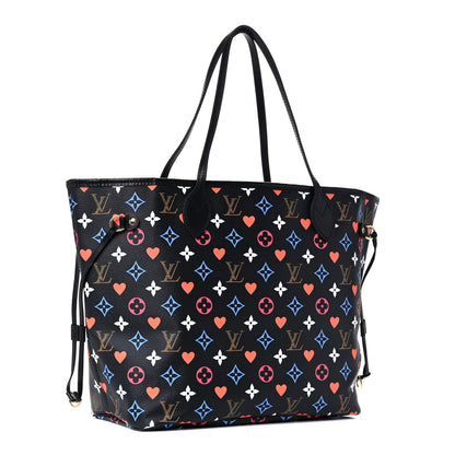 Louis Vuitton Game On Neverfull MM Black 3 of 9