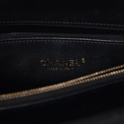 Chanel Caviar Lizard Quilted Small Coco Handle Flap Black 8 of 12