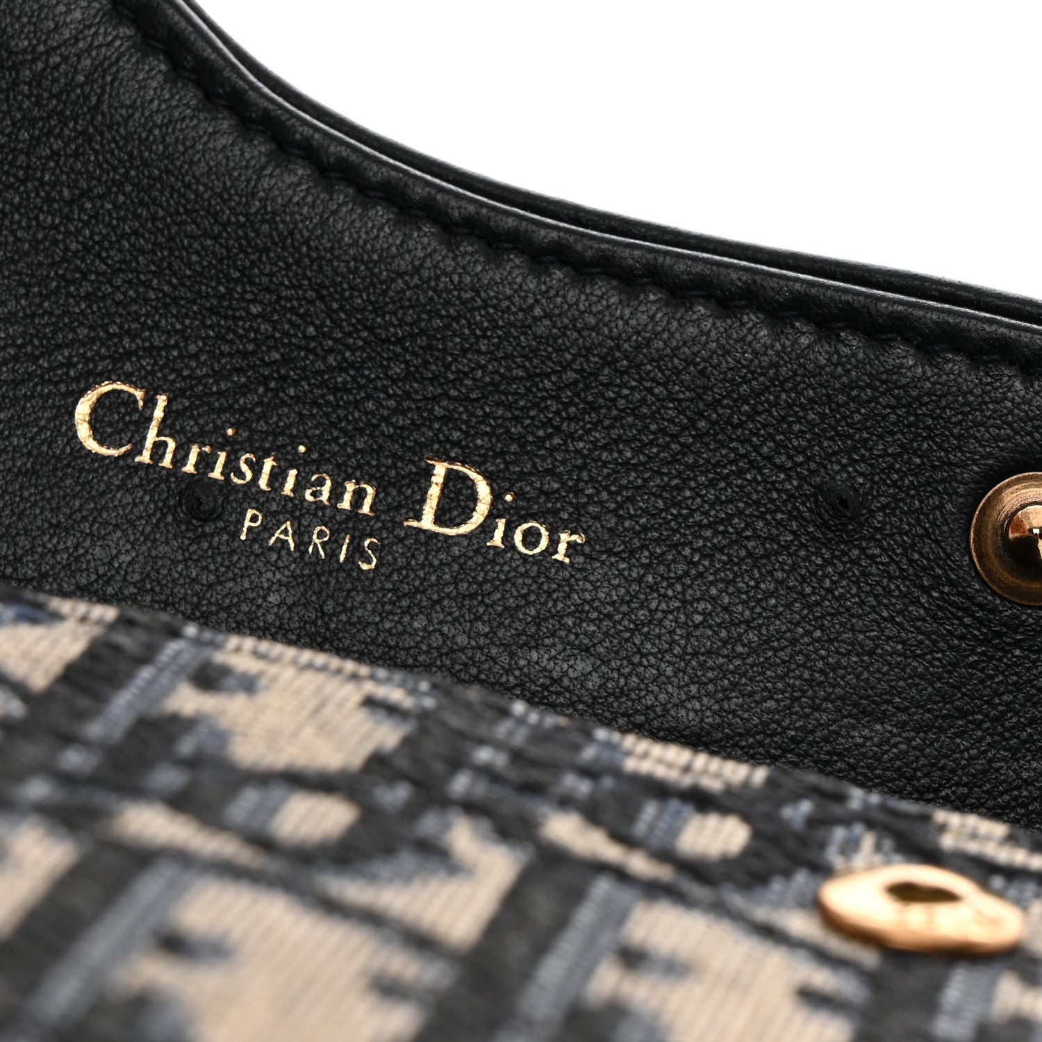 Christian Dior Oblique Saddle 5-Gusset Card Holder Blue 10 of 10