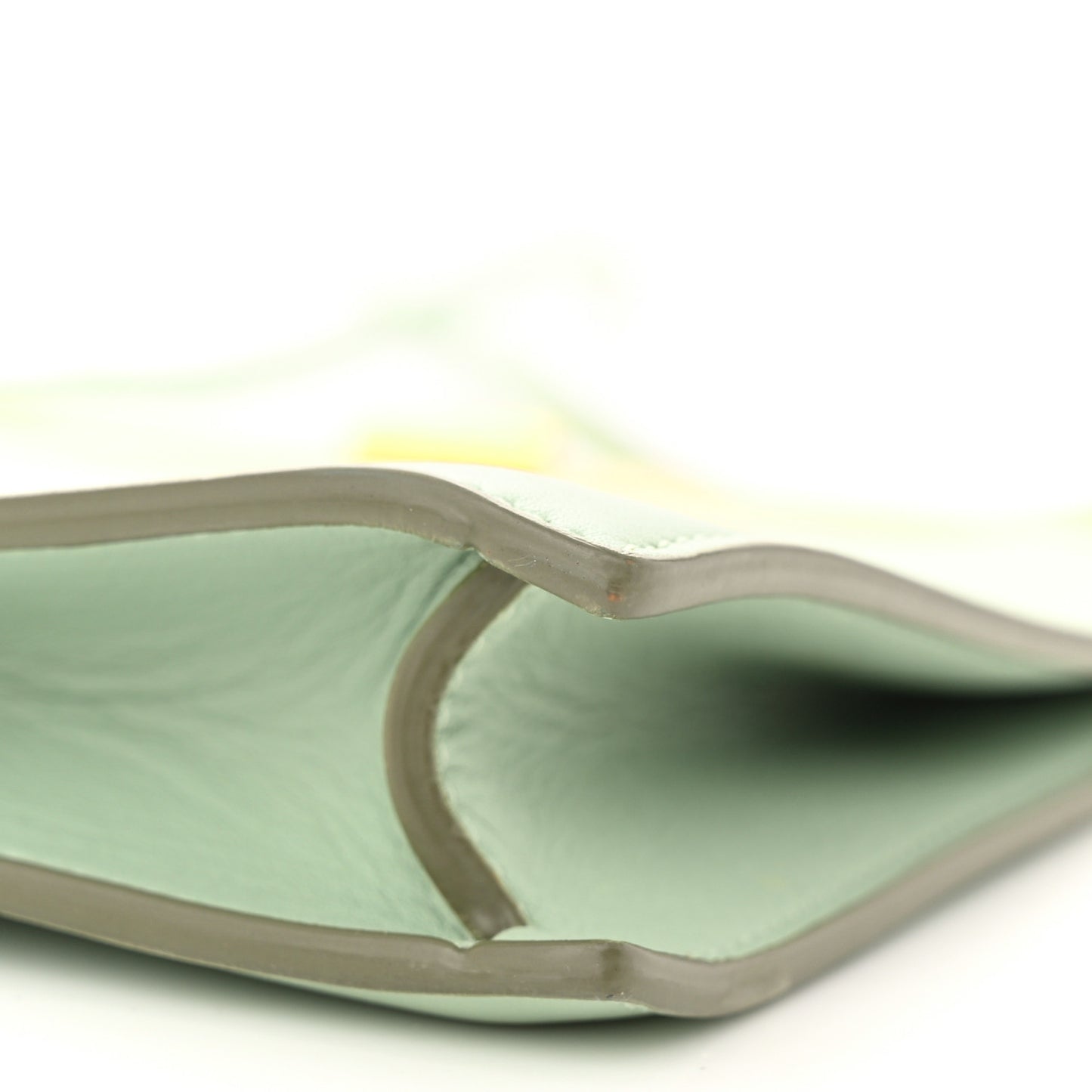 Smooth Calfskin Mini Clasp Bag Jade