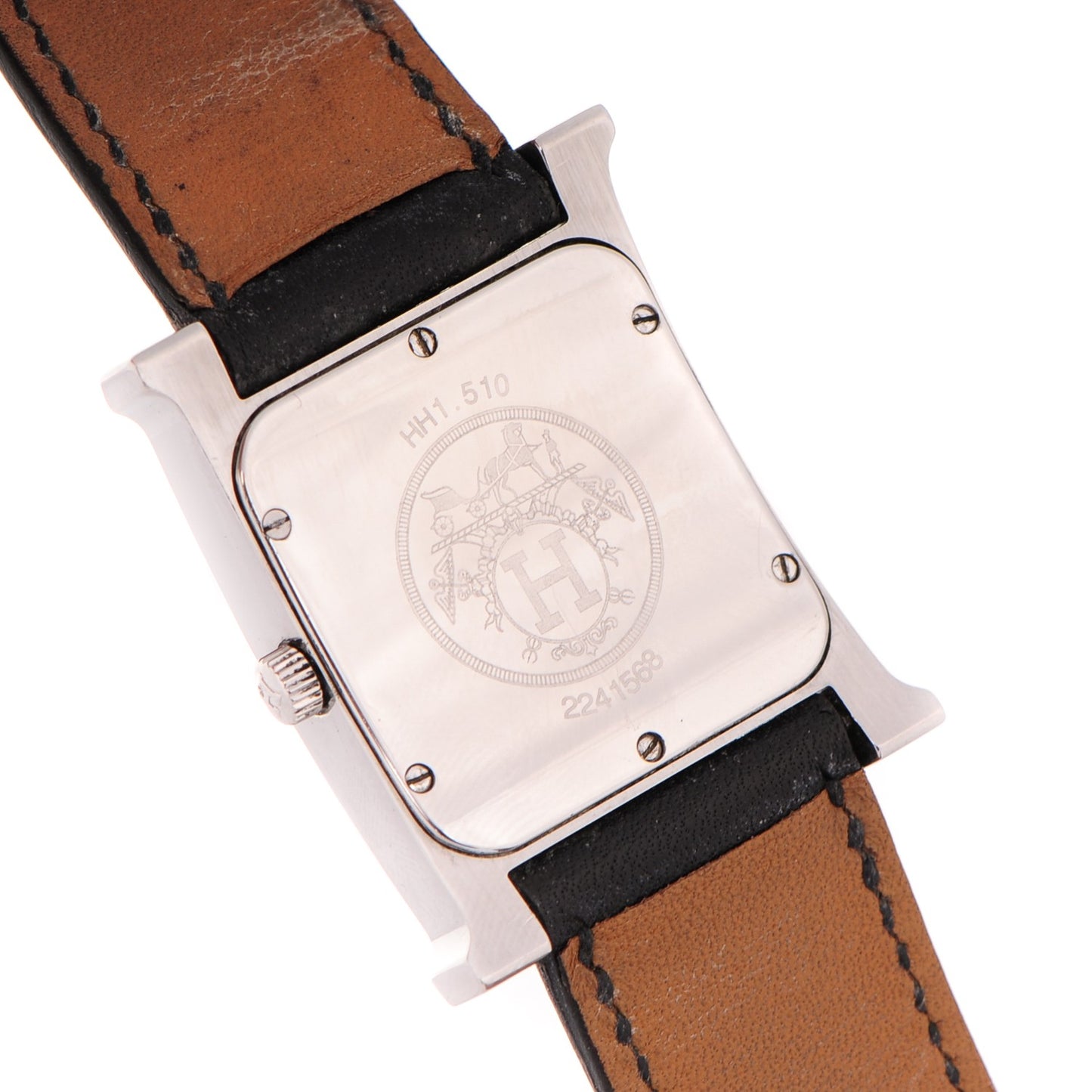 Stainless Steel Courchevel 26mm Heure H Hour Quartz Watch Noir
