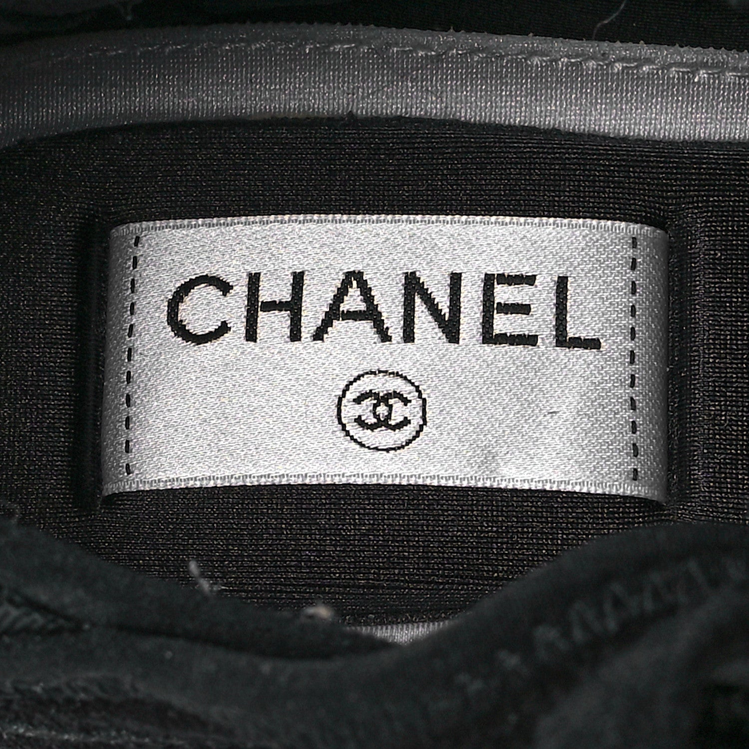 Chanel Suede Calfskin Velvet Grosgrain CC Sneakers 36 Black 7 of 8