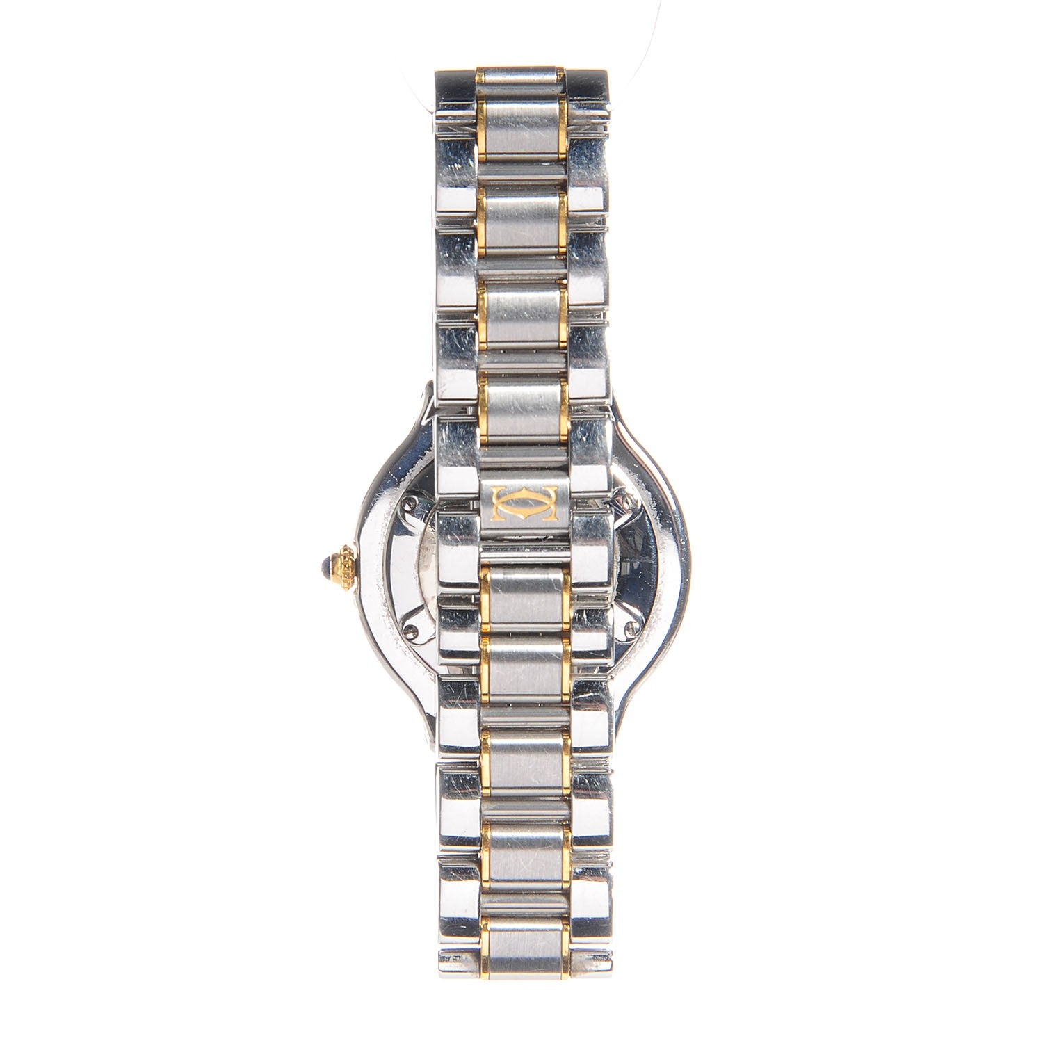 Cartier Stainless Steel 18K Yellow Gold 31mm Must De 21 Quartz Watch 4 of 9